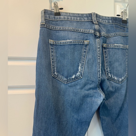 AMO Jeans Denim Babe Old School Mid Rise Straight Leg Medium Wash Size 28 - Picture 8 of 10